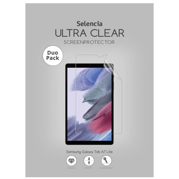 Selencia Protection d'écran Duo Pack Ultra Clear Galaxy Tab A7 Lite