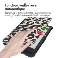 imoshion Étui á rabat Pocketbook Touch Lux 5 / HD 3 / Basic Lux 4 / Vivlio Lux 5 - Leopard