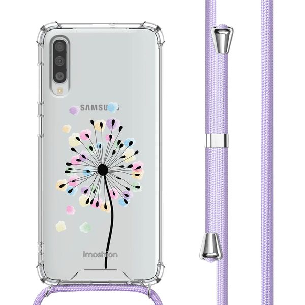 imoshion Coque Design avec cordon Samsung Galaxy A50 - Sandstone Dandelion