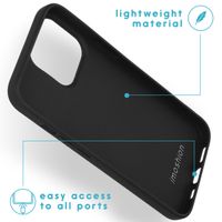 imoshion Coque Couleur Apple iPhone 13 Pro - Noir