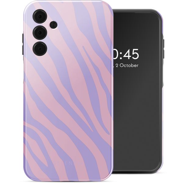 Selencia Coque arrière Vivid Tough Samsung Galaxy A15 (5G/4G) - Zebra Light Pink Lilac