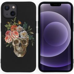 imoshion Coque Design iPhone 13 - Flower skull