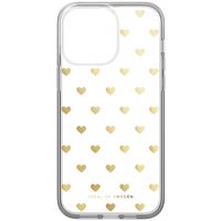 iDeal of Sweden Coque arrière Mirror iPhone 14 Pro Max - Golden Hearts