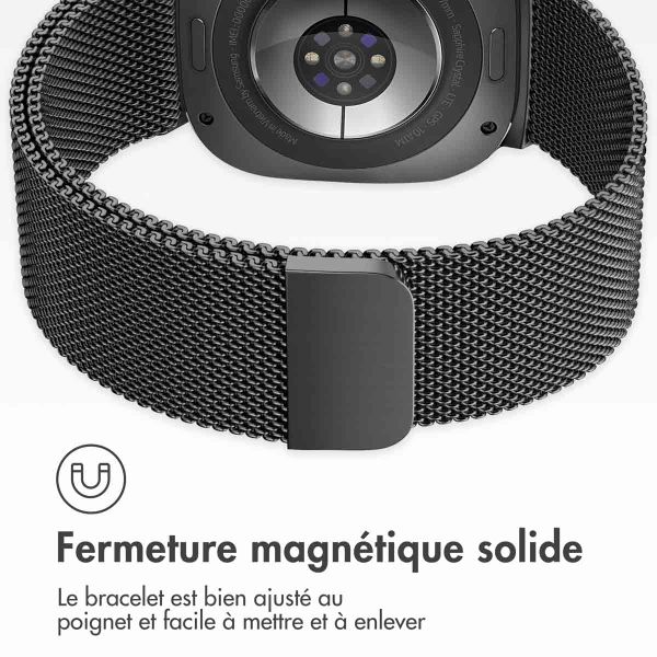 imoshion Bracelet magnétique milanais Samsung Galaxy Watch Ultra (2024/2025) - Noir