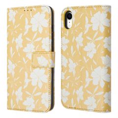 imoshion ﻿Étui de téléphone portefeuille Design iPhone Xr - Yellow Flowers