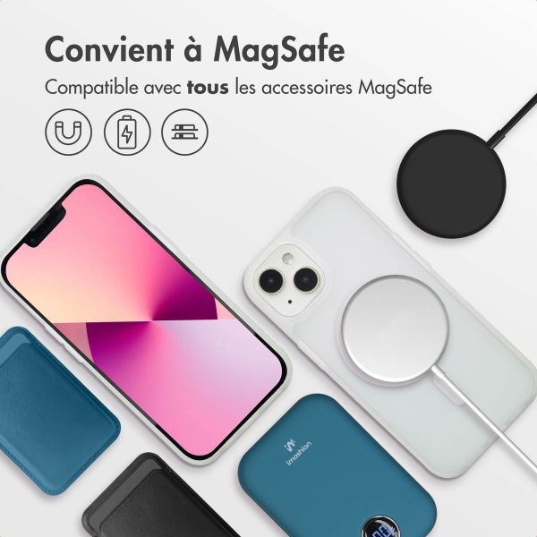 imoshion Coque Color Guard avec MagSafe iPhone 13 / 14 - Blanc