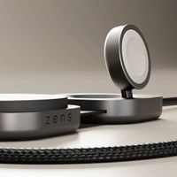 Zens Câble USB-C Pro 3 avec chargeur sans fil pour téléphone / earbuds / Apple Watch - MagSafe et Qi2 - Noir