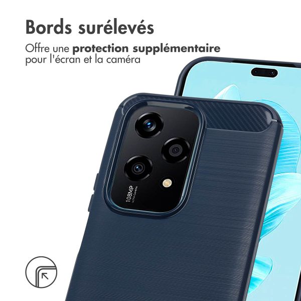 imoshion Coque Brushed Honor 200 Lite - Bleu foncé