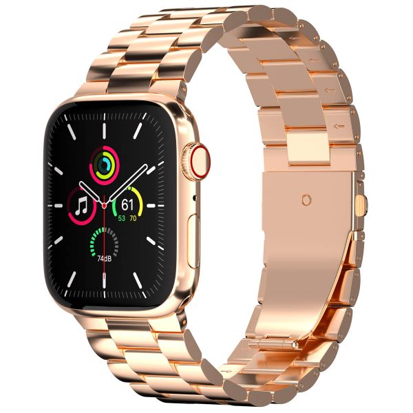 imoshion Bracelet en acier Apple Watch Series 1 á 11 / SE / Ultra (44/45/46/49 mm) - Rose Dorée