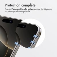 Accezz Protecteur d’écran en verre trempé + Applicateur Apple iPhone 16 Pro