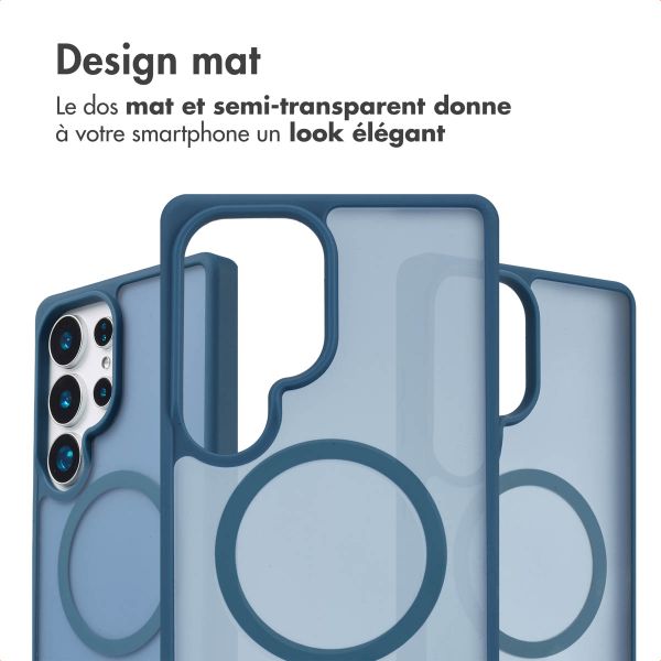 imoshion Coque Color Guard avec MagSafe Samsung Galaxy S25 Ultra - Bleu foncé