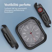 imoshion Coque rigide à couverture complète Apple Watch 4 / 5 / 6 / SE - 44 mm - Noir