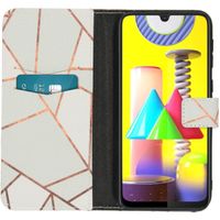 imoshion Coque silicone design Samsung Galaxy M31 - White Graphic