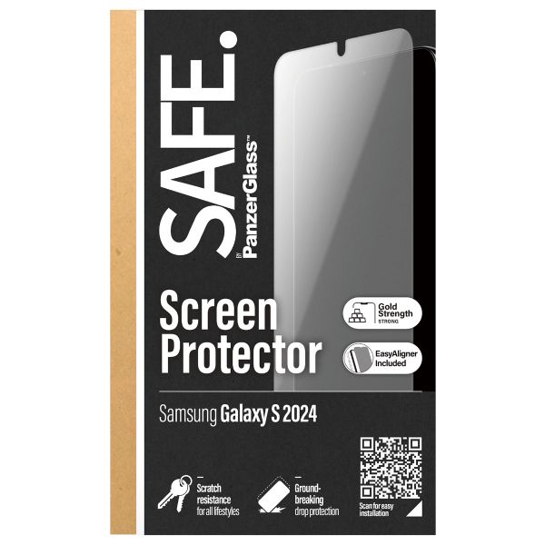 SAFE by PanzerGlass Protection d'écran Refresh Ultra-Wide Fit avec applicateur Samsung Galaxy S24