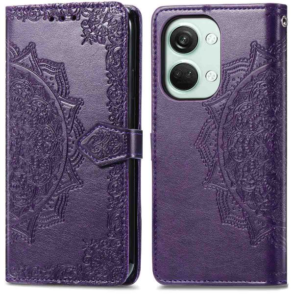 imoshion Etui de téléphone portefeuille Mandala OnePlus Nord 3 - Violet