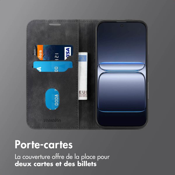 imoshion Étui de téléphone portefeuille Slim OnePlus Nord CE5 - Noir