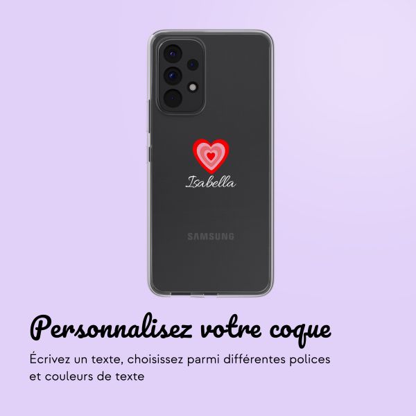 Coque avec votre propre photo et/ou texte Samsung Galaxy A53 - Hartje