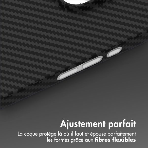 Accezz Coque Kevlar MagSafe Apple iPhone 16 Pro - Noir
