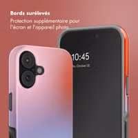 Selencia Coque arrière Vivid avec MagSafe Apple iPhone 17 - Gradient Soft Blush