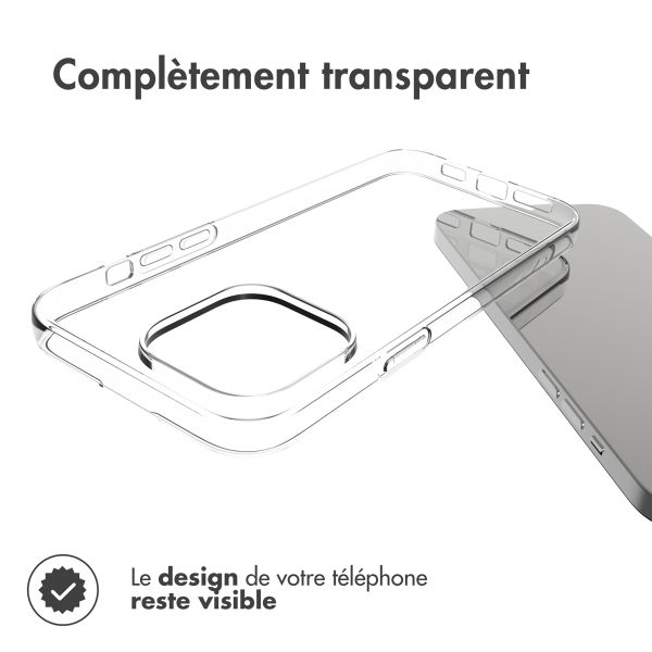 Accezz Coque Clear iPhone 14 Pro Max - Transparent