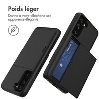 imoshion Coque arrière avec porte-cartes Samsung Galaxy S21 - Noir
