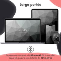 imoshion Casque sans fil pour enfants Dino LED Light - Limiteur de décibels - Avec câble AUX - Black / Red