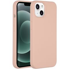 Accezz Coque Liquid Silicone Apple iPhone 13 Mini - Rose
