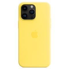 Apple Coque en silicone MagSafe Apple iPhone 14 Pro Max - Canary Yellow