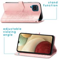 imoshion Etui de télephone Mandala Samsung Galaxy A12 - Rose Doré