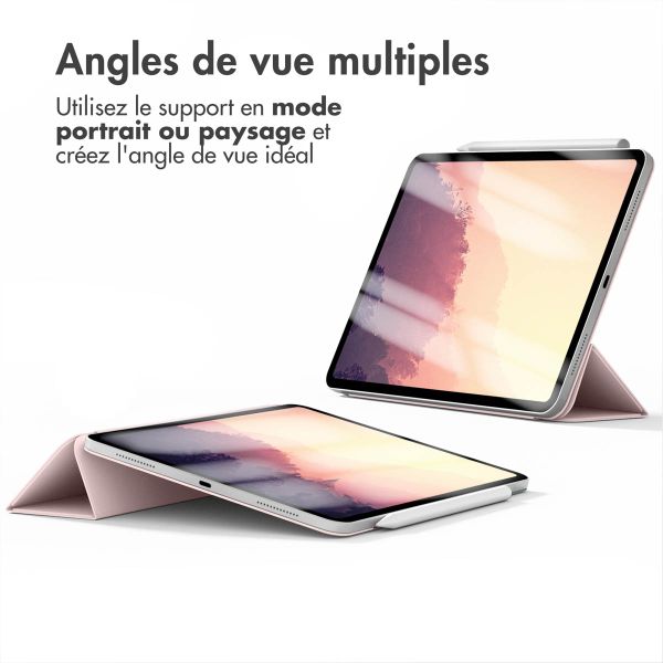 imoshion Magnetic etui de téléphone portefeuille Apple iPad Pro 11 (2022 / 2021 / 2020 / 2018) - Rose