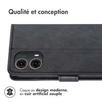 imoshion Étui de télephone portefeuille Motorola Moto G85 - Noir