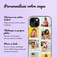 Coque personnalisée avec pellicule N°3 iPhone 13 - Transparent