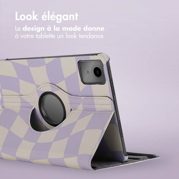 imoshion Coque tablette Design rotatif à 360° Lenovo Tab M11 - Dancing Cubes