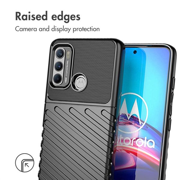 imoshion Coque Arrière Thunder Motorola Moto G60 - Noir