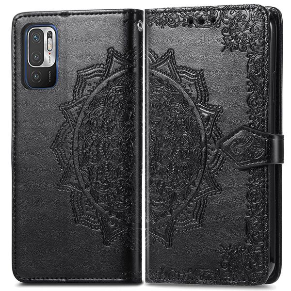 imoshion Etui de téléphone Mandala Xiaomi Redmi Note 10 (5G) - Noir