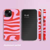 Selencia Coque arrière Vivid avec MagSafe Apple iPhone 14 - Dream Swirl Pink