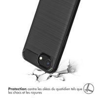 imoshion Coque Brushed Apple iPhone 16e - Noir