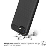 imoshion Coque Brushed iPhone SE 4 - Noir