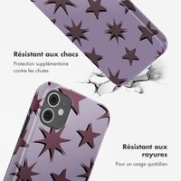 Selencia Coque arrière Vivid Apple iPhone 11 - Stars Plum Lilac