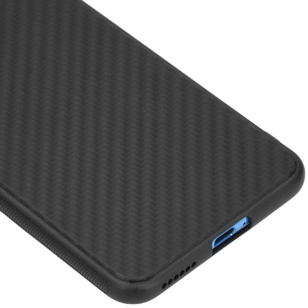 Coque silicone Carbon Xiaomi Mi 11 Lite (5G) / Lite (4G) - Noir