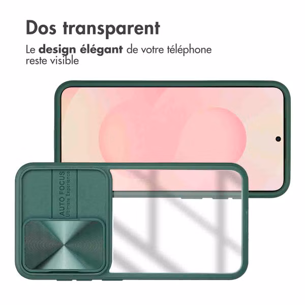 imoshion Coque arrière Camslider Samsung Galaxy S25 - Vert foncé