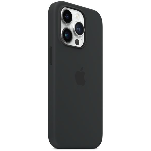 Apple Coque en silicone MagSafe Apple iPhone 14 Pro - Midnight