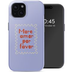 Selencia Coque arrière Vivid avec MagSafe Apple iPhone 15 - More Amor