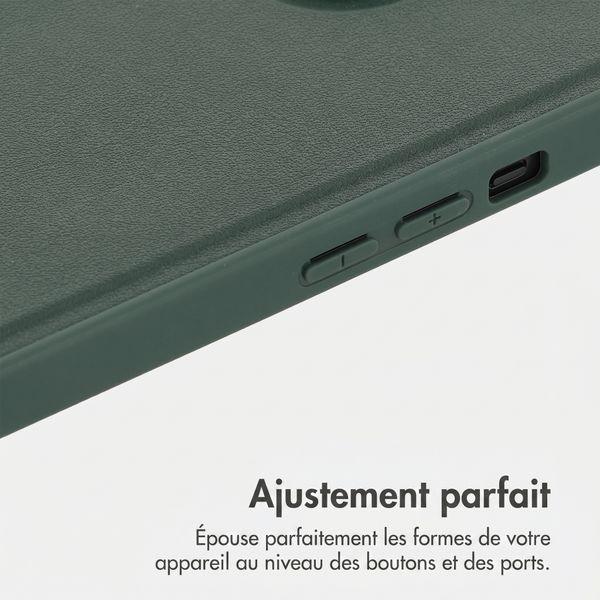 Accezz Coque arrière Edge avec MagSafe Apple iPhone 15 - Vert
