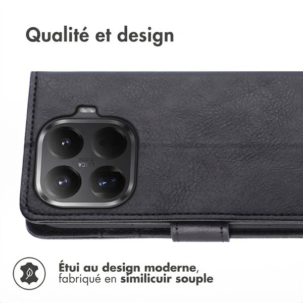 imoshion Étui de télephone portefeuille de luxe Xiaomi 17T - Noir