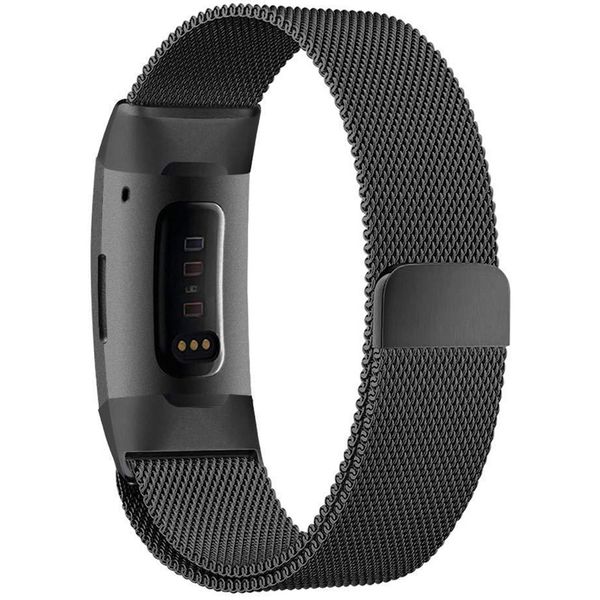 imoshion Milanais Watch bracelet Fitbit Charge 3 / 4 - Noir