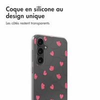 imoshion Coque design pour Samsung Galaxy S23 FE - Dusty Rose Connected Hearts