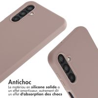 imoshion Coque en silicone avec cordon Samsung Galaxy A25 (5G) - Sand Pink