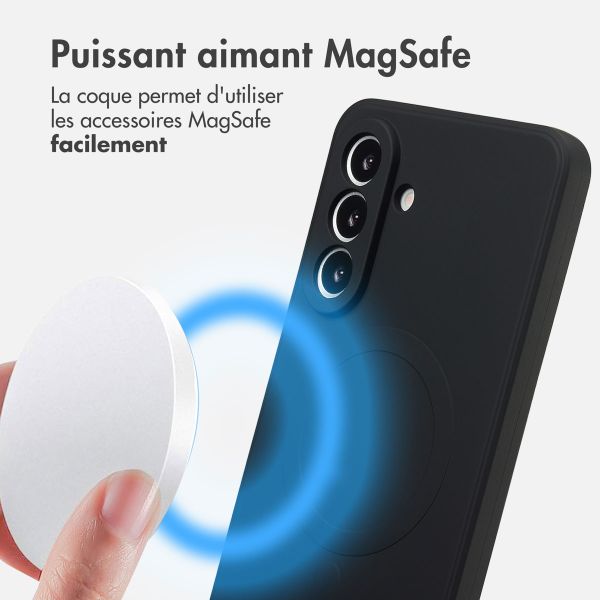 imoshion Coque Couleur avec MagSafe Samsung Galaxy A56 - Noir