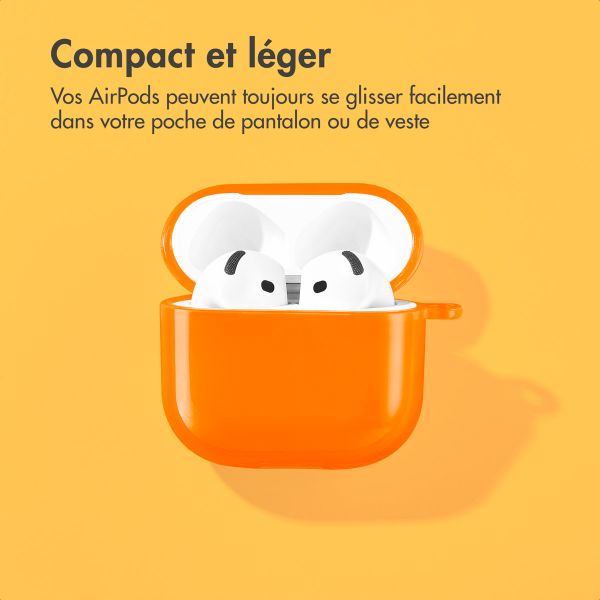 imoshion Coque Néon Apple AirPods 4 - Orange